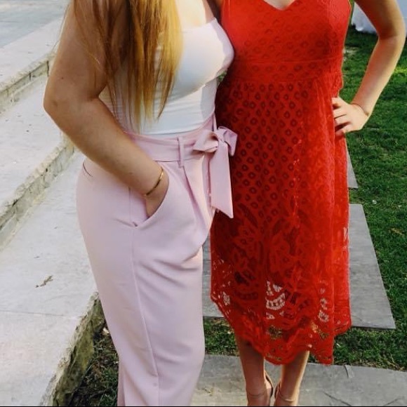 GLAMOROUS Brand Light Pink Trousers - Picture 7 of 7